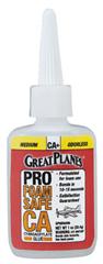 GPMR6069 Great Planes Pro Foam Safe CA+ Medium Glue 20g (0,7 oz)